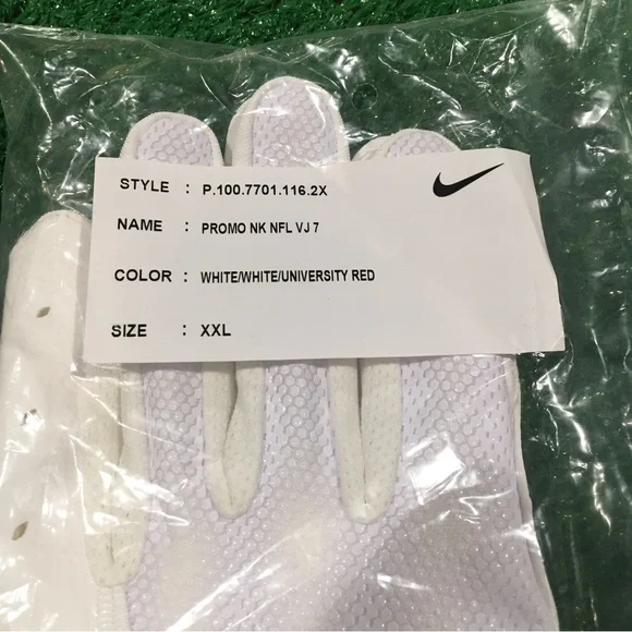 NEW NFL NIKE VAPOR JET 7.0 WR GLOVES LARGE MAGNIGRIP+